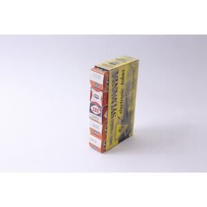 Set of 5 Electronic Tubes, GE, Raytheon, CBS, 6CU5, 6AH6, 6AK6, 5KZ8, 5KE8,